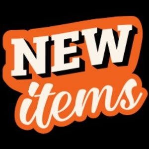 NEW ITEMS!!!
